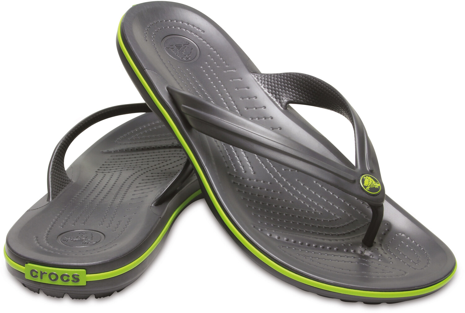 Buy Crocs Crocband Flip graphite volt green from 20.29 Today Best Deals on idealo