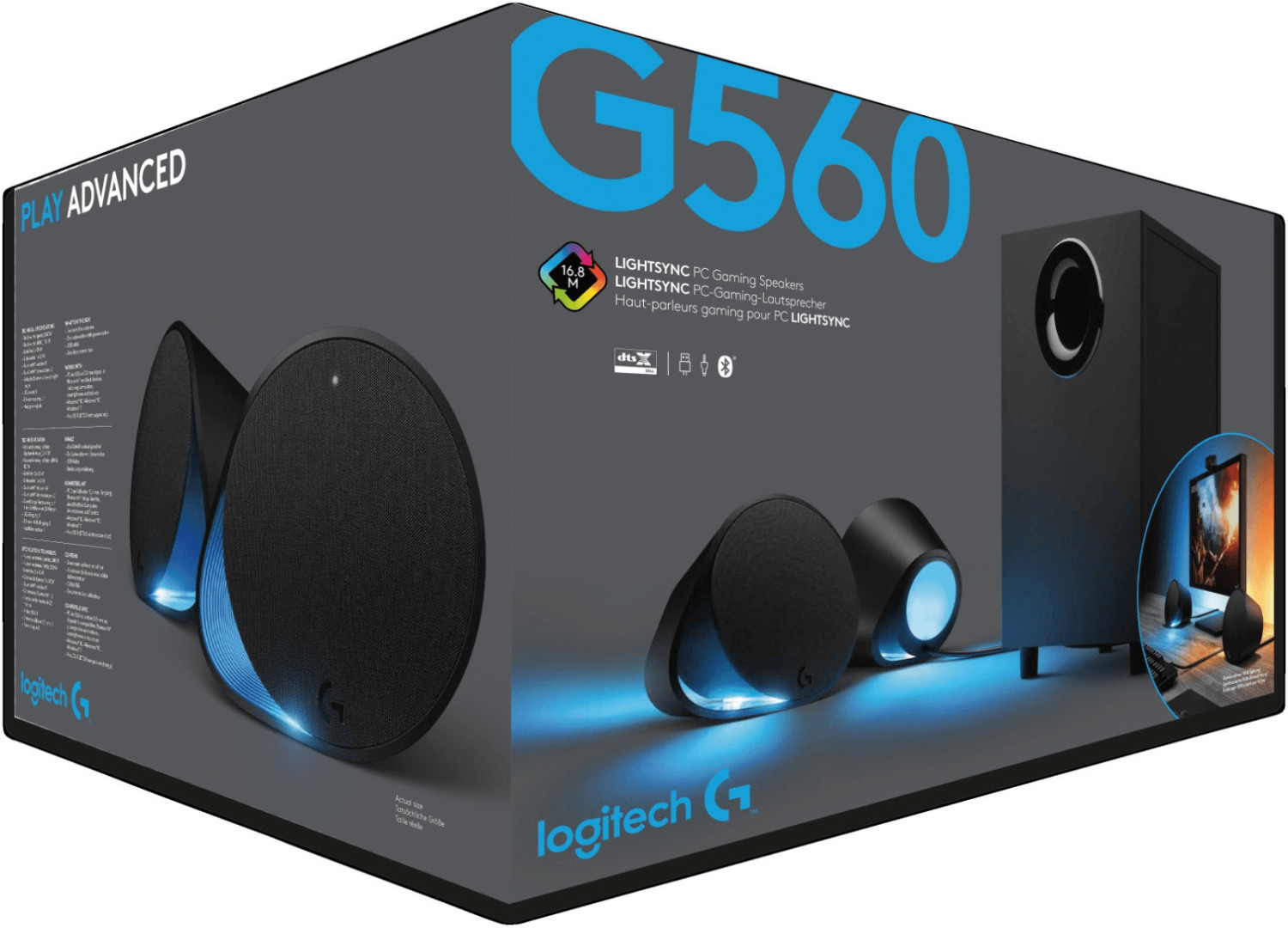 LOGITECH - Haut-parleurs de PC G560 LOGITECH
