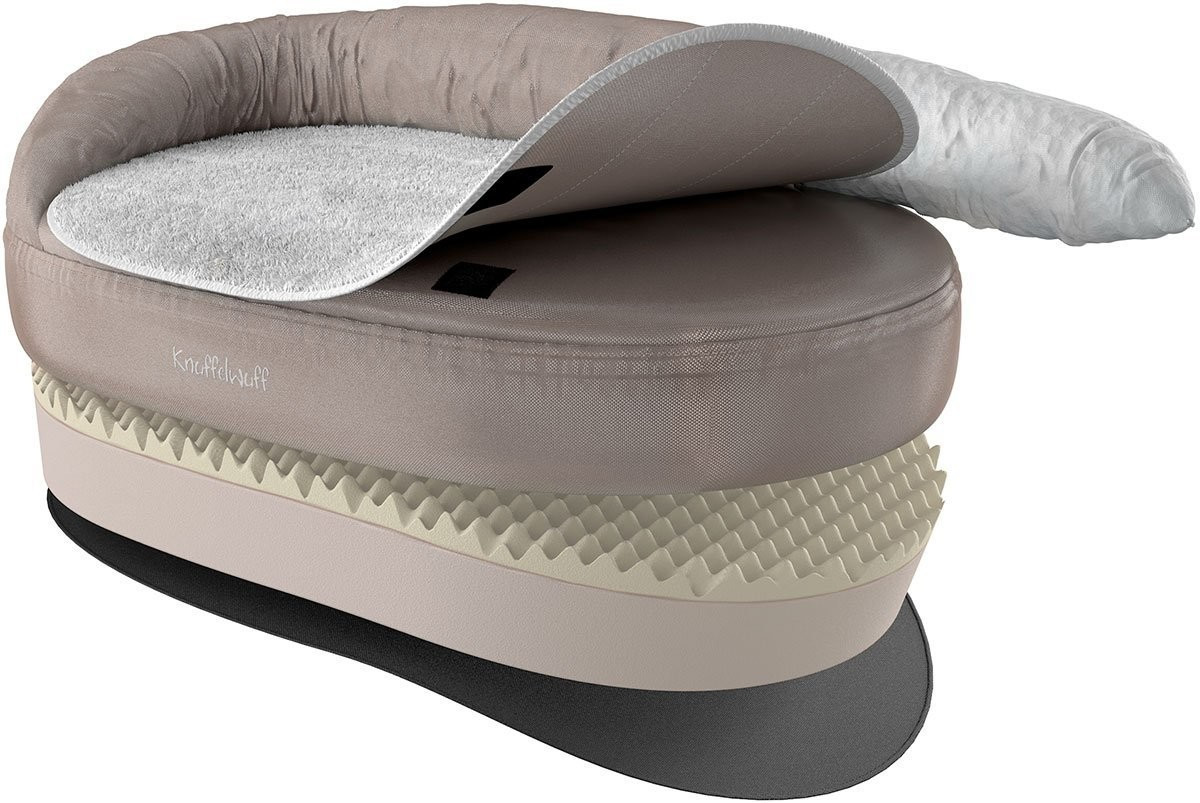 Knuffelwuff Lit pour chien Jessy Beige 100 x 65 x 28 cm Knuffelwuff Lit pour chien Jessy Beige 100 x 65 x 28 cm