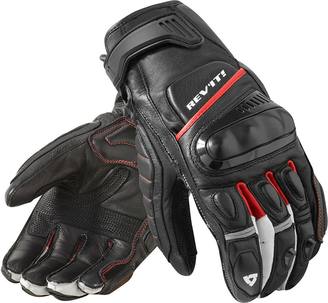 REV'IT! Gants Chicane noir/rouge