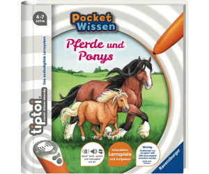 RAVENSBURGER tiptoi® Buch Pocket Wissen Pferde und Ponys NEU 