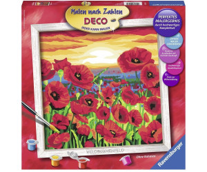 ravensburger malen nach zahlen deco wildblumenfeld ohne rahmen - malen nach zahlen fortnite
