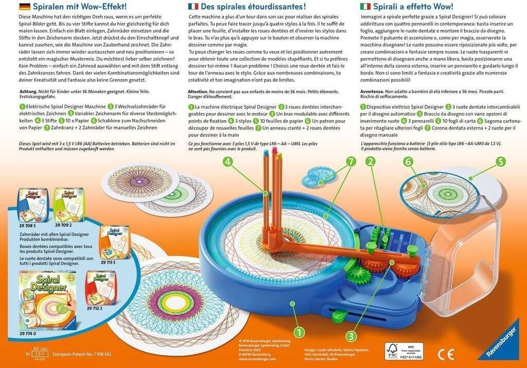 Ravensburger Spiral Designer Maschine ab 29,99 € Preisvergleich bei