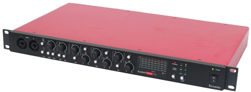 Focusrite Scarlett Octo Pre 8チャンネル Focusrite Scarlett Octopre au meilleur prix sur idealo.fr