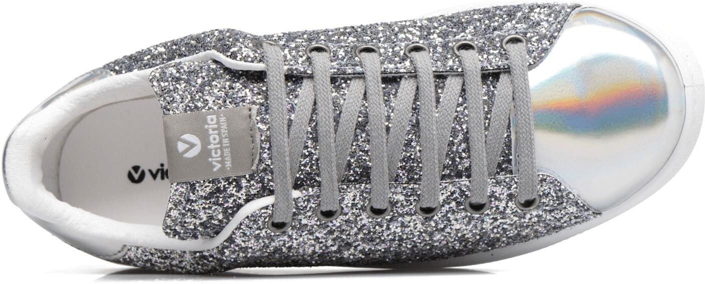 Victoria Shoes Deportivo Mirror Glitter 12558 silver a 45 00