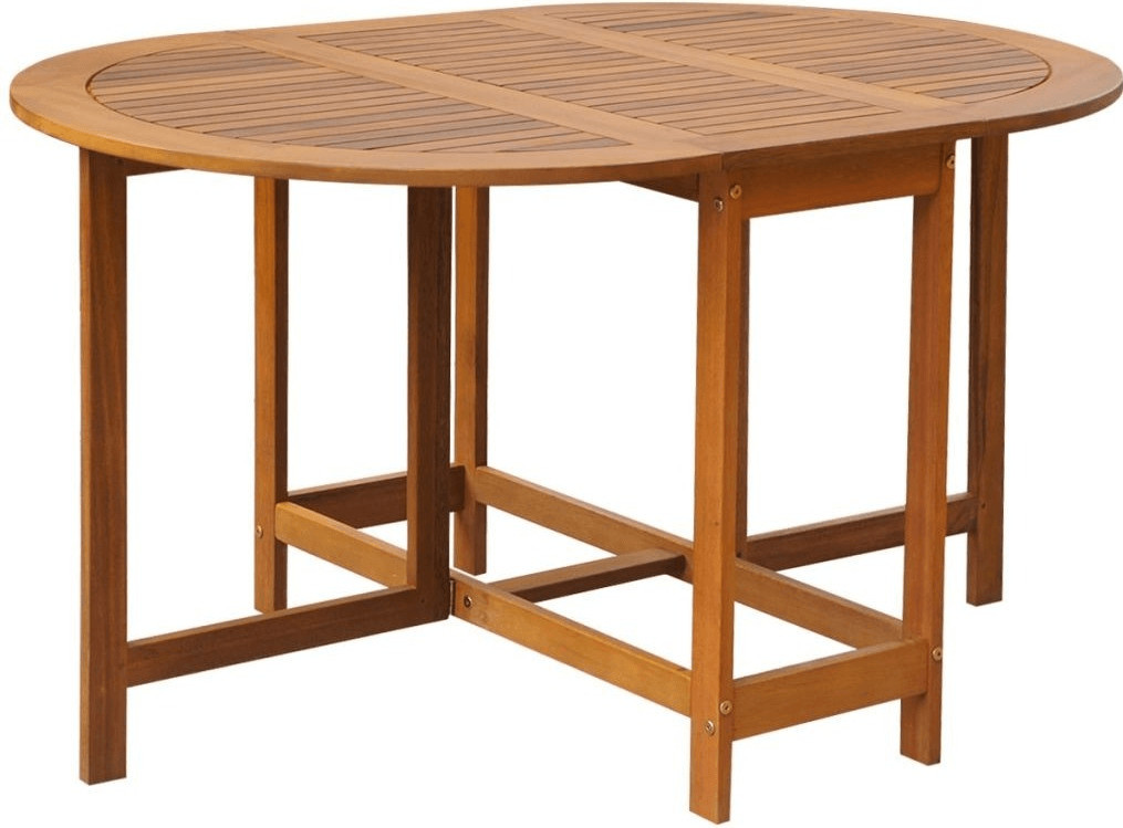 VidaXL Table de jardin acacia massif 130 x 90 x 72 cm (42659)