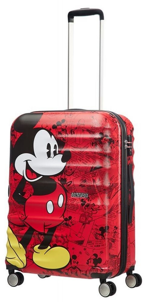 cm Mickey American Disney Preisvergleich 119,99 red Wavebreaker € bei 67 ab | 4-Rollen-Trolley Tourister Comics