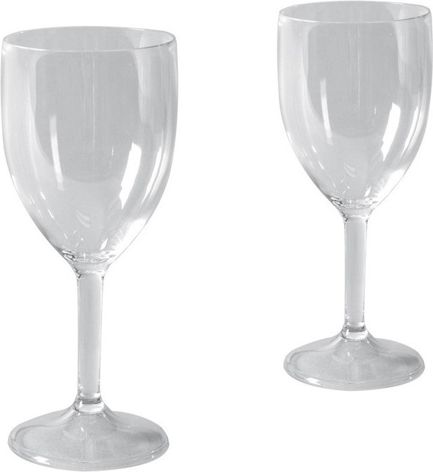 Bo-Camp Polycarbonate Wineglasses (2 pieces)