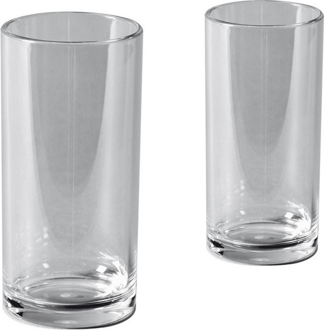 Bo-Camp Polycarbonate Highball Glasses (2pc)