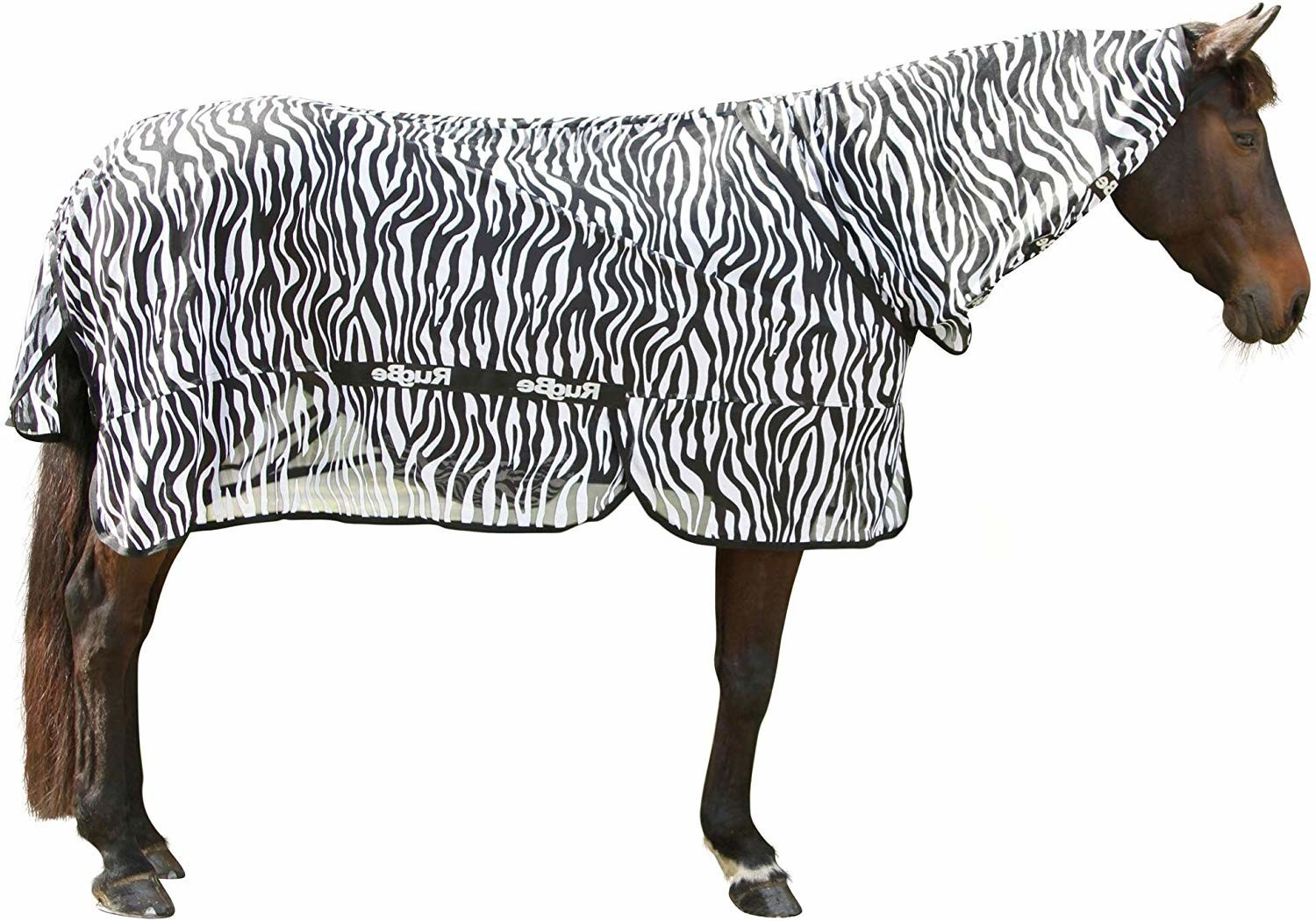 Covalliero RugBe Zebra avec couvre-cou 125 cm