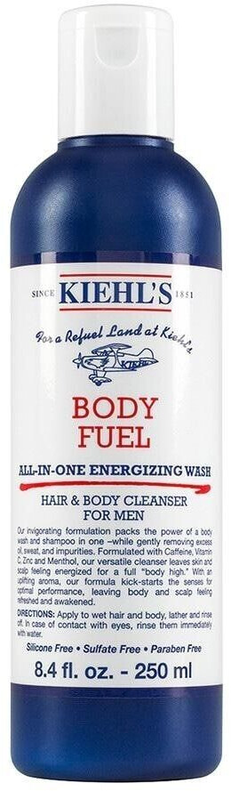 Kiehl’s Body Fuel All-In-One Energizing Wash (250 ml)