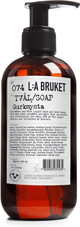 L:A Bruket Cucumber Mint No. 74 Liquid Soap