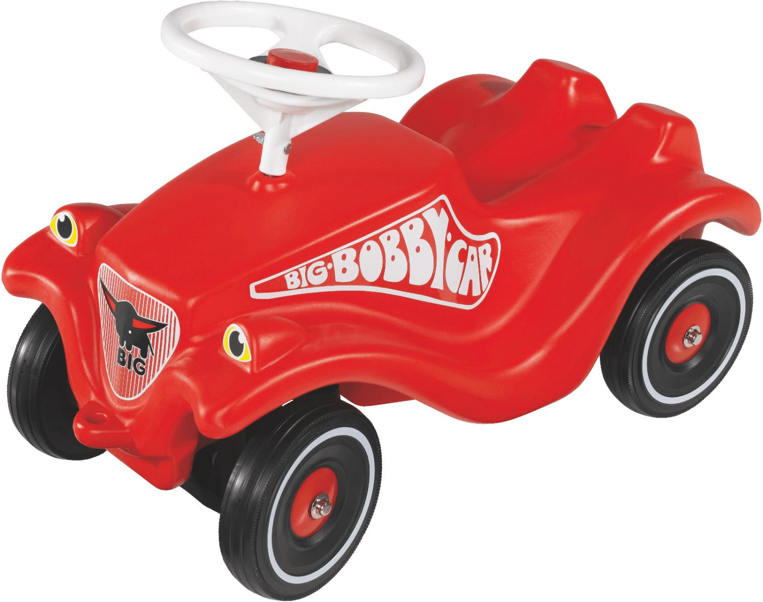 Big Bobby Car Classic mit Flüsterrädern rot