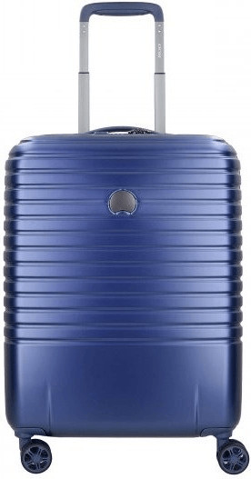 Delsey Caumartin 4 Wheel Trolley 55 cm Slim Line blue