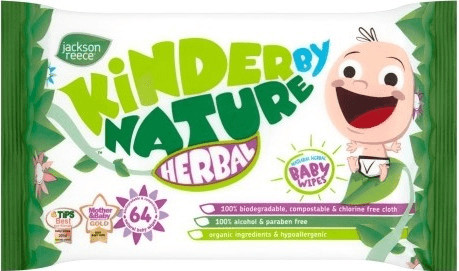 Jackson Reece Herbal Baby Wipes (64 pcs)