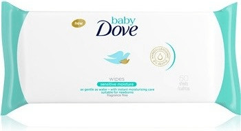 Dove Sensitive Baby Wipes (50 pck)
