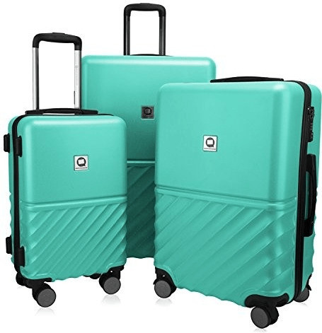 Hauptstadtkoffer Boxi 4 Wheel Trolley Set 55/65/75 cm turquoise