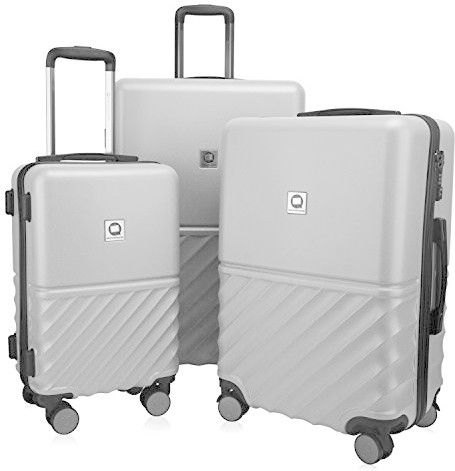 Hauptstadtkoffer Boxi 4 Wheel Trolley Set 55/65/75 cm silver