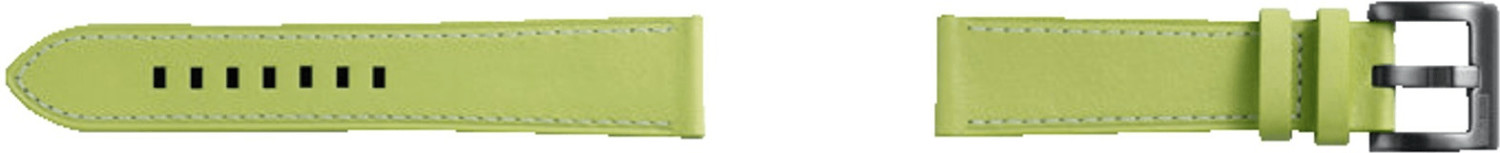 Strap Studio Bracelet Samsung Gear Sport cuir vert olive