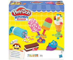 Play-Doh Kleiner Eissalon Knete für Fantasievolles und Kreatives Spielen 