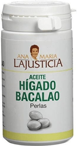Ana María la Justicia - ACEITE HIGADO BACALAO 90 PERLAS