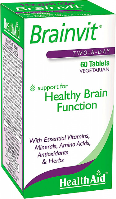 Healthaid Brainvit Two-a-day (60 tablets)