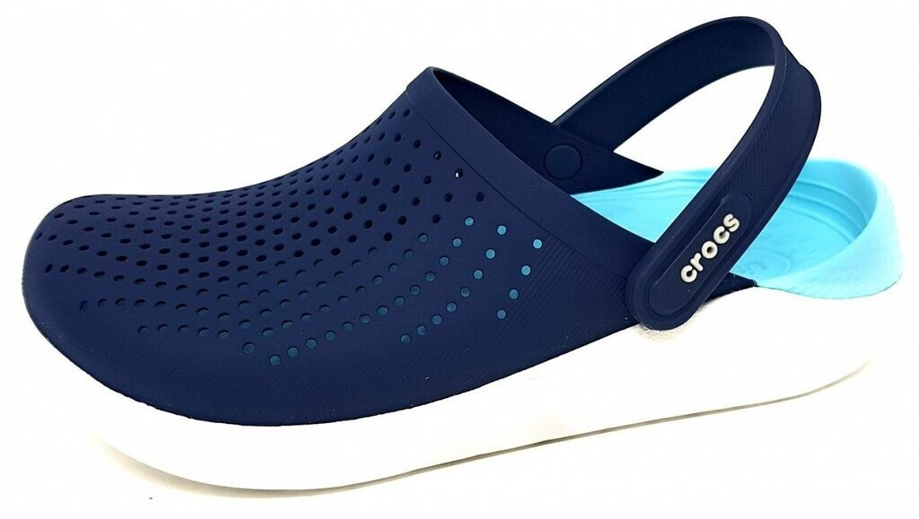 crocs literide clog navy white