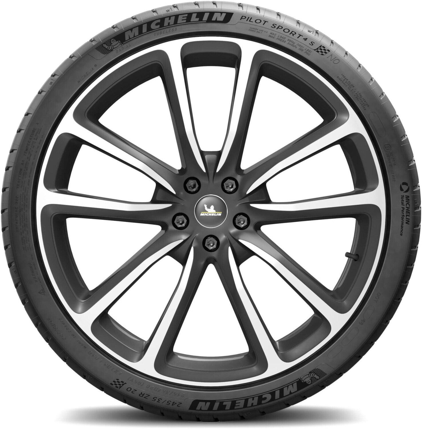 thumbnail image 2 of Michelin Pilot Sport 4S ZP 225/35R20 2 of 13