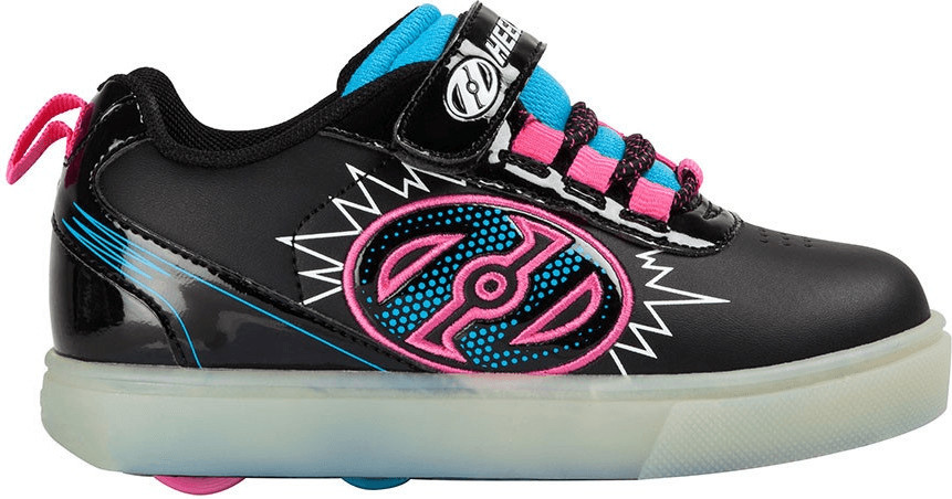 Heelys X2 Pow Lighted black/neon blue/neon pink