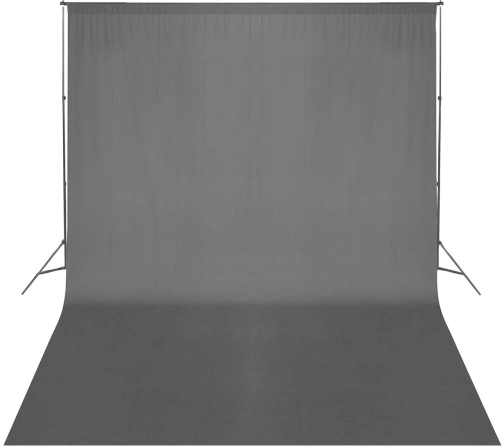 VidaXL Background Set with Fabric 500 x 300 cm black