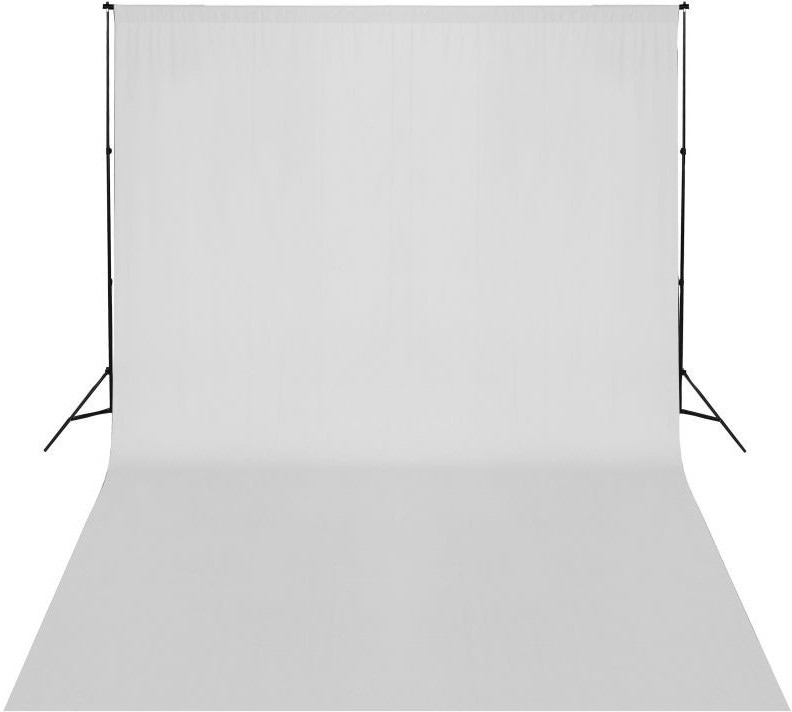 VidaXL Background Set with Fabric 500 x 300 cm white