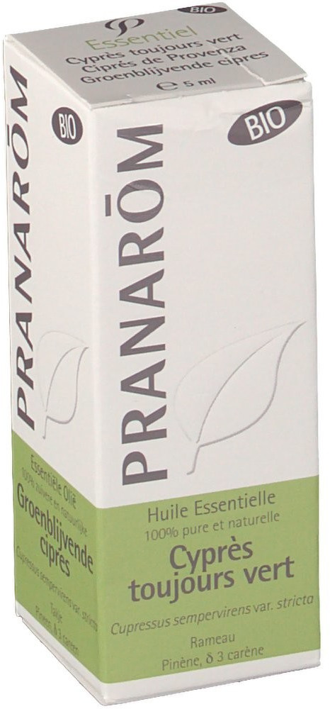 Pranarôm Huile essentielle cyprès toujours vert bio (5 ml)
