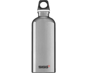 SIGG Alutrinkflasche Traveller Flasche 0,6l smoked pearl  Trinkflasche Aluminium 