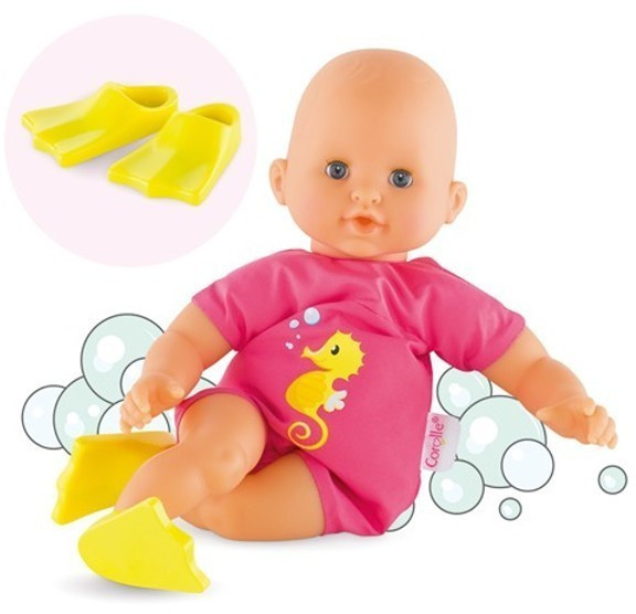 Corolle Poupon Mon Premier Bébé bain plouf rose