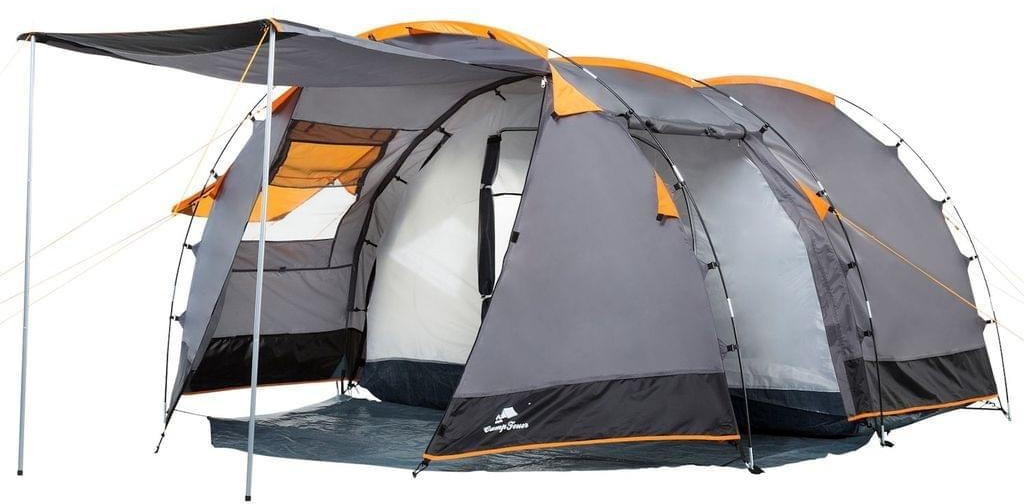 CampFeuer Tunnel Tent 4 (1018, gris)