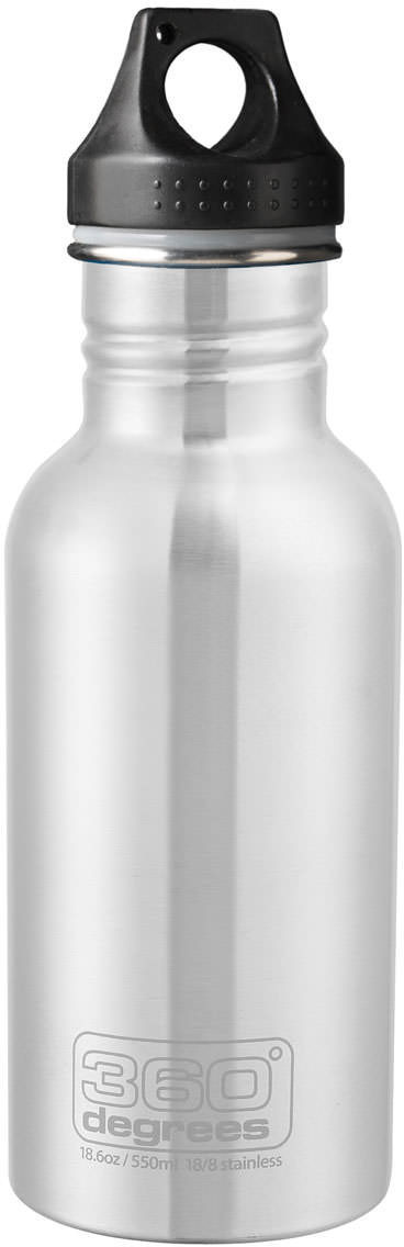360° Degrees Stainless Bottle 0.55L Silver