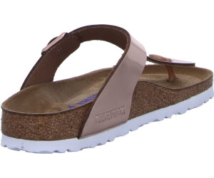 Birkenstock gizeh soft footbed top metallic copper