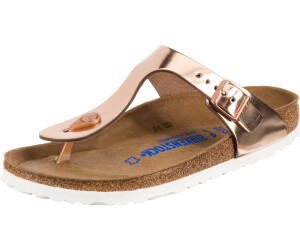 Buy Birkenstock Gizeh Birko Flor Soft Footbed Metallic Copper from