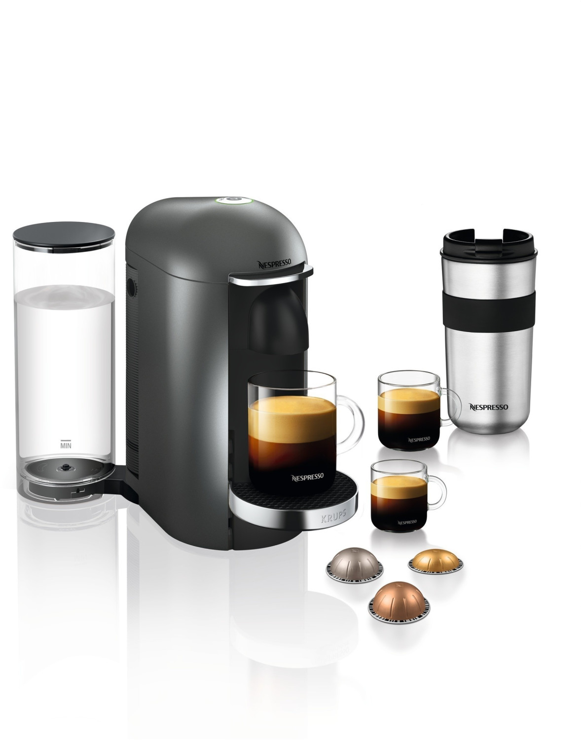 Krups Nespresso Vertuo Plus Titanium Silver desde 250,00 € Compara