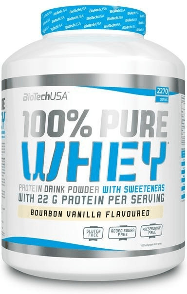 BioTech USA 100% Pure Whey Caramel Cappuccino 2270g