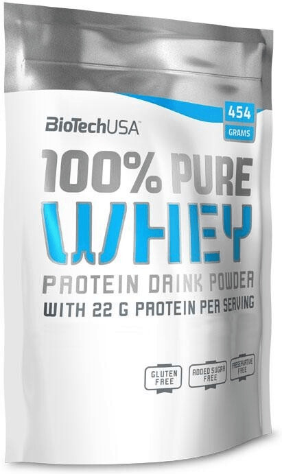 BioTech USA 100% Pure Whey Strawberry 454g
