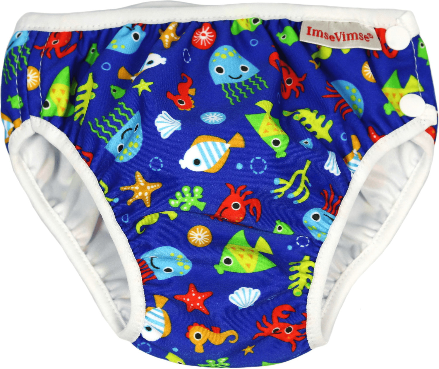 ImseVimse Swim Nappy blue sea life