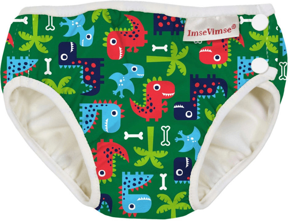 ImseVimse Swim Nappy green dino