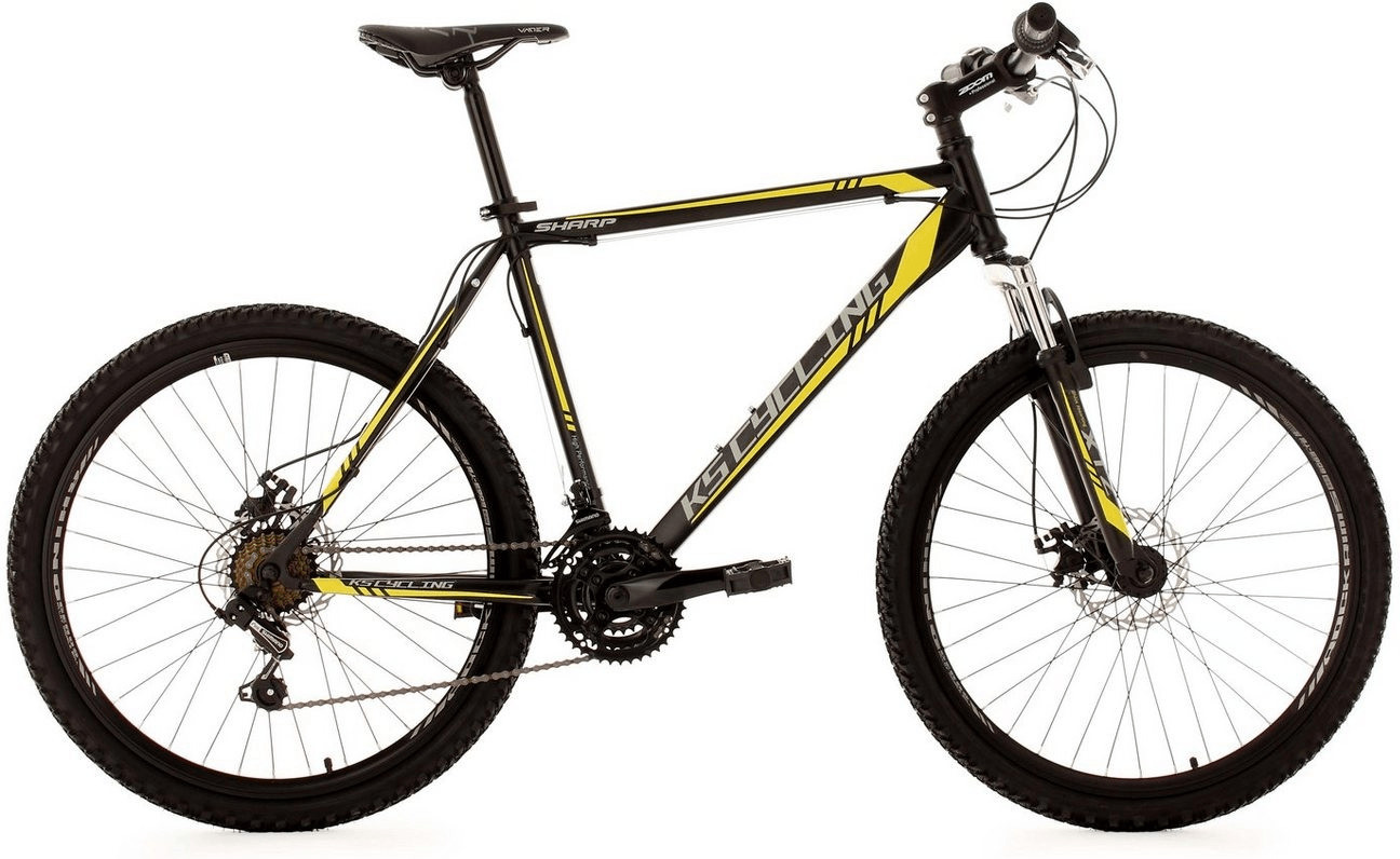 KS Cycling Sharp black-yellow