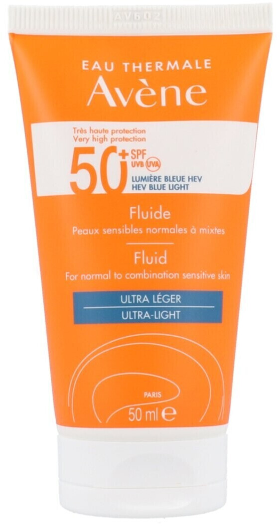 Avène SunSitive fluide solaire sans parfum SPF 50+ (50 ml)