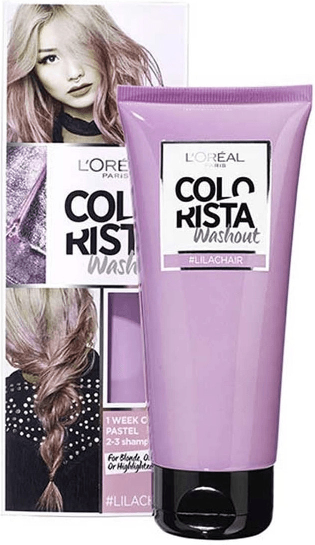 L'Oréal Paris Colorista Washout Pastel cheveux blonds - Lilac Hair