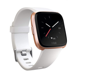 Fitbit versa white and rose gold cheap