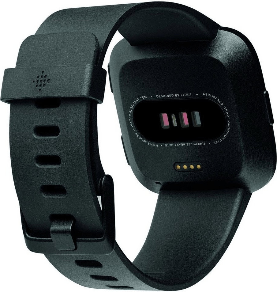 fitbit versa white black