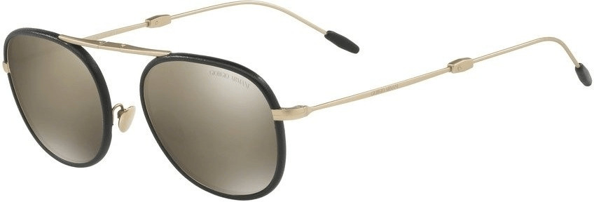 Giorgio Armani AR6064Q 30025A (matte pale gold-black/light brown mirror dark gold)