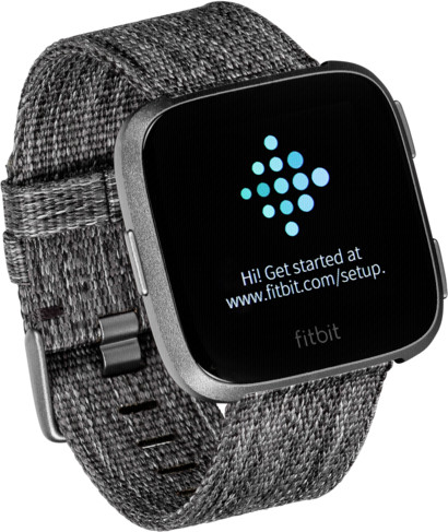 Fitbit versa special edition woven smartwatch online